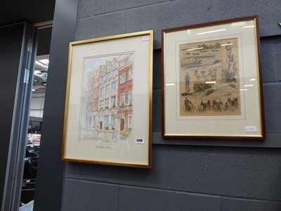 Lot 5309 - Book print with rowing and sailing teams, plus...