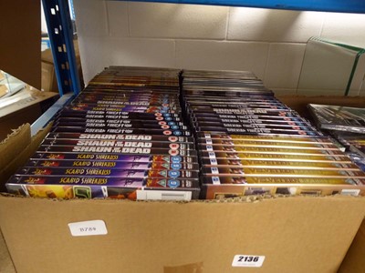 Lot 2136 - Box containing DVDs
