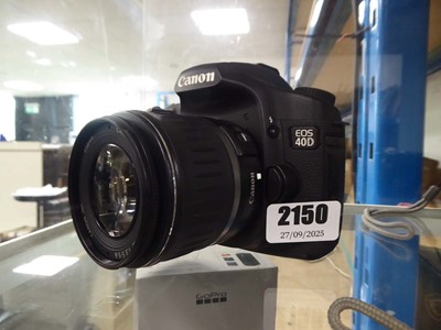 Lot 2150 - Canon EOS 40D digital camera