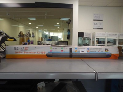 Lot 2192 - Boxed Technaxx DAB and soundbar TX139