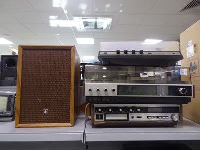 Lot 2160 - Goodmans turntable, Philips 943 music centre...