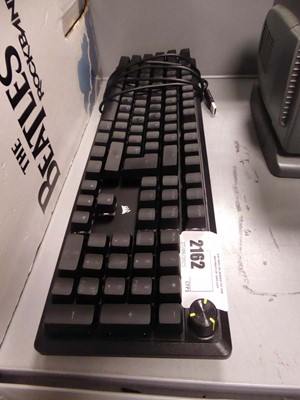Lot 2162 - Corsair K70 RGB core mechanical gaming keyboard