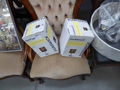 Lot 5331 - Pair of Good Home table lamps, boxed and...