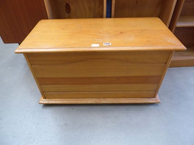 Lot 5340 - Modern pine blanket box