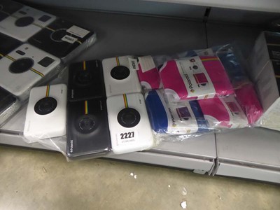 Lot 2227 - 5 Polaroid snap touch LCD screen instant print...