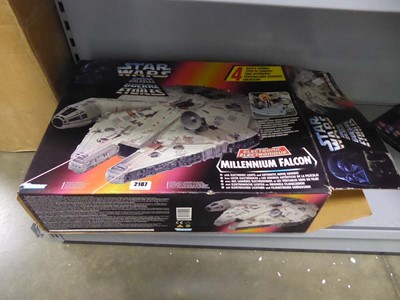 Lot 2187 - Star Wars electronic Millenium Falcon (boxed)