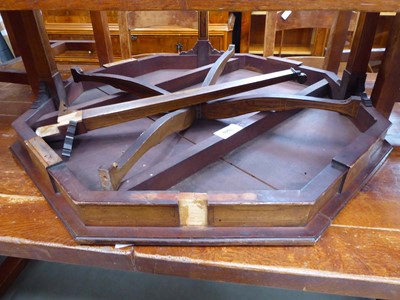Lot 5297 - Inlaid Edwardian table - incomplete