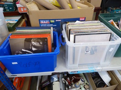 Lot 5477 - Two boxes containing vinyl records