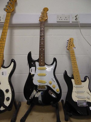 Lot 2245 - Hohner 6 string electric guitar in black and...