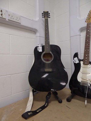 Lot 2248 - Stagg Weston 6 string acoustic guitar SW203BK,...