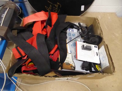 Lot 2249 - Box containing various guitar accessories...