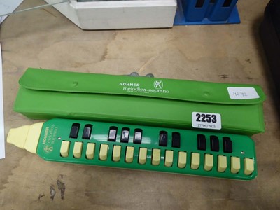 Lot 2253 - Hohner Soprano Melodica in case