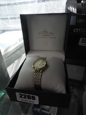Lot 2260 - A ladies Rotary wristwatch, boxed