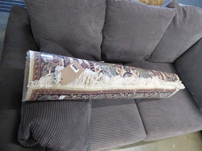 Lot 5393 - Floral patterned carpet runner