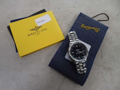 Lot 2274 - Breitling Chronospace wristwatch with a case...