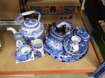 Lot 5494 - Quantity of blue and white china to include an...