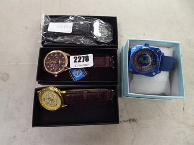 Lot 2278 - Selection of wristwatches (4 in total)