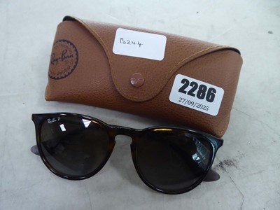 Lot 2286 - Pair of Ray-Ban sunglasses in case