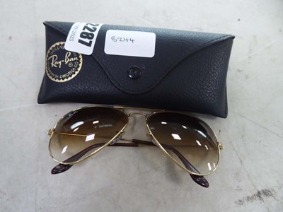 Lot 2287 - Pair of Ray-Ban sunglasses in case