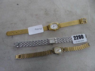 Lot 2290 - 3 Rotary wristwatches