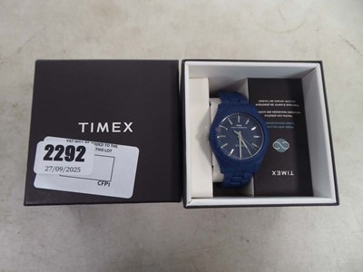 Lot 2292 - Timex Waterbury ocean wristwatch in box