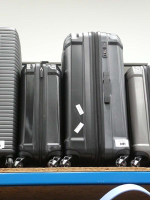Lot 3191 - 2 piece hard shelled Samsonite suitcase set