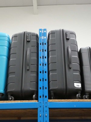Lot 3194 - 2 large hard shelled American Tourister suitcases