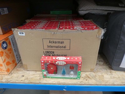 Lot 3210 - 3 boxes of Christmas fairy door and decorations