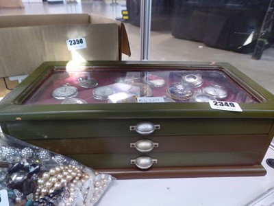 Lot 2349 - Box containing various pocket watches