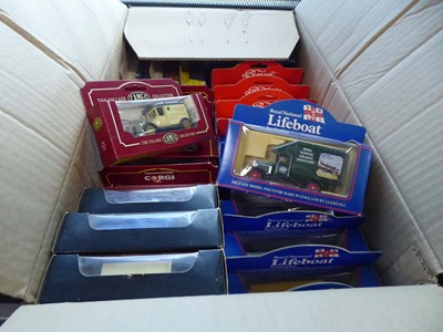 Lot 2361 - Box containing various diecast vehicles...