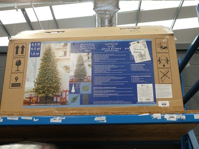 Lot 3233 - Artificial slim style Christmas tree