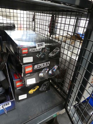 Lot 3257 - 3 Lego speed champion sets