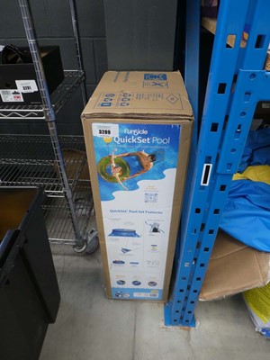 Lot 3289 - Fun size quick set swimming pool