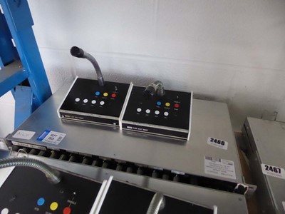 Lot 2466 - Glensound top hat M4 4 way headphone amp with...