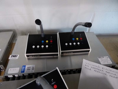 Lot 2467 - Glensound top hat M4 4 way headphone amp with...