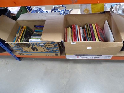 Lot 5505 - 2 boxes containing steam train related...