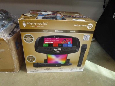 Lot 2485 - Wi-fi karaoke hub singing machine, boxed