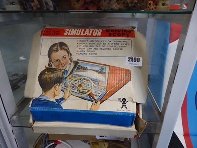 Lot 2490 - Battery operated simulator driving scope