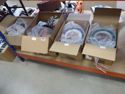 Lot 5516 - 4 boxes of Toby jugs, rose patterned...