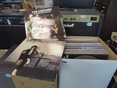 Lot 2508 - Box containing various vinyl records including...