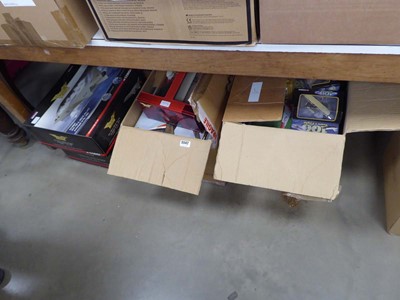 Lot 5542 - 4 boxes of Corgi airplane and other model kits