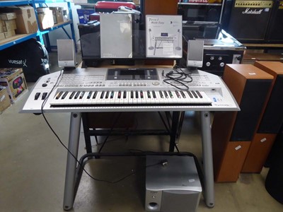 Lot 2520 - Yamaha Tyros 2 digital workstation with stand,...