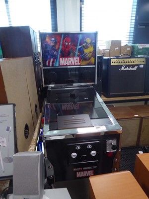 Lot 2521 - Marvel pinball machine