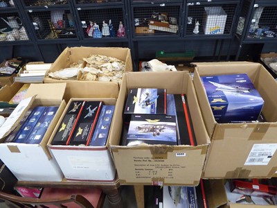 Lot 5544 - 4 boxes of Corgi airplane kits