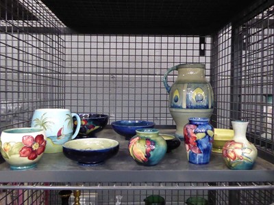 Lot 5611 - Cage containing quantity of Moorcroft vases...