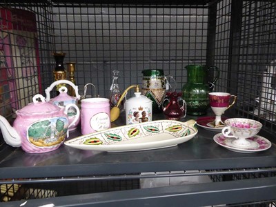 Lot 5612 - Cage containing commemorative ware,...