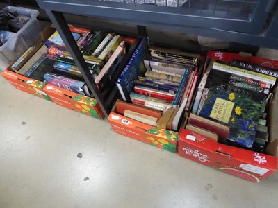 Lot 5578 - 5 boxes of quantity of botanical books,...