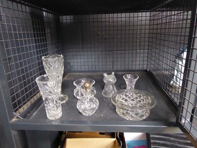 Lot 5634 - Cage containing 7 glass pieces to include...