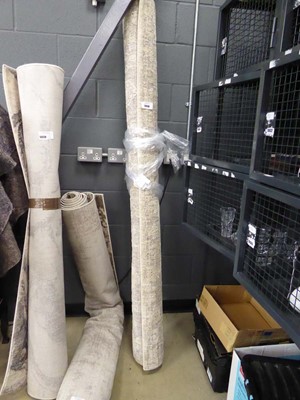 Lot 5636 - Brown floral carpet