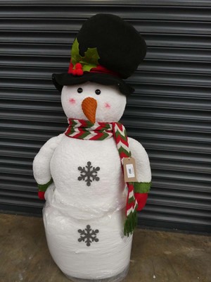 Lot 4' soft free standing snowman
